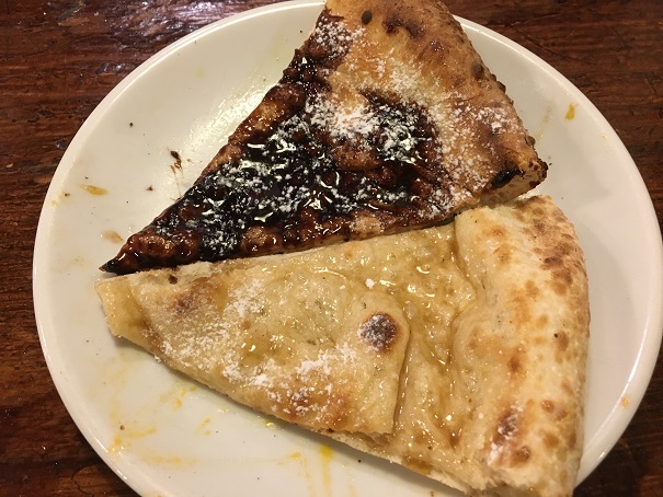 ナポリの食卓-ピザ２種（デザートピザ）